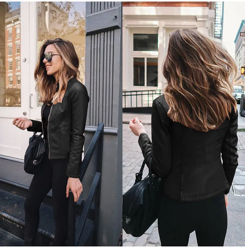 Italienische Lederjacke