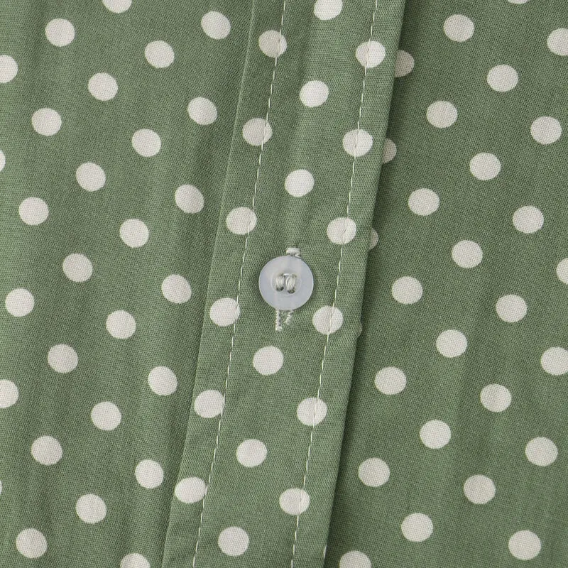 Damen Kurzarmbluse im modernen Polka-Dots-Design mit luftiger Passform Nord Taschen