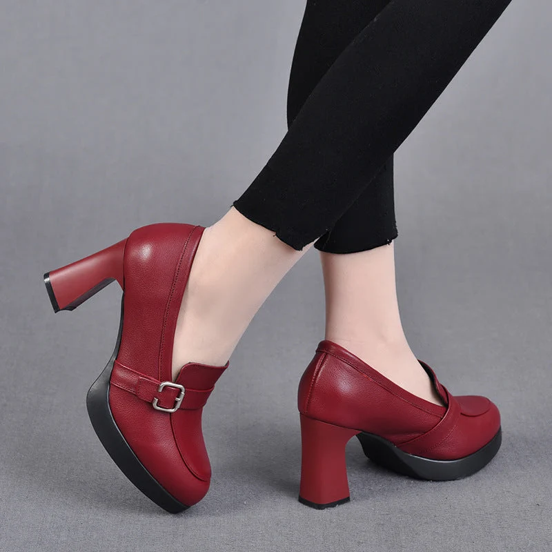 Vielseitige Stiefel mit Absatz aus Leder Nord Taschen