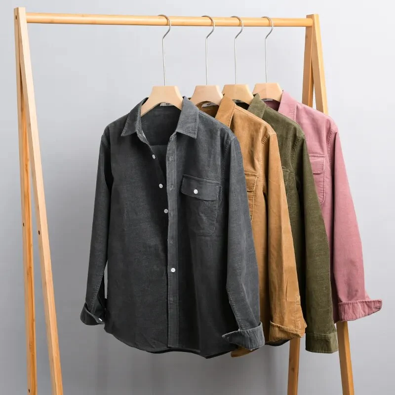 Langarm Overshirt Aus Weichem Denim