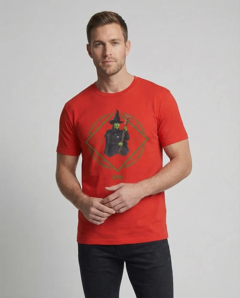 Unisex Baumwoll-T-Shirt Hexenmotiv