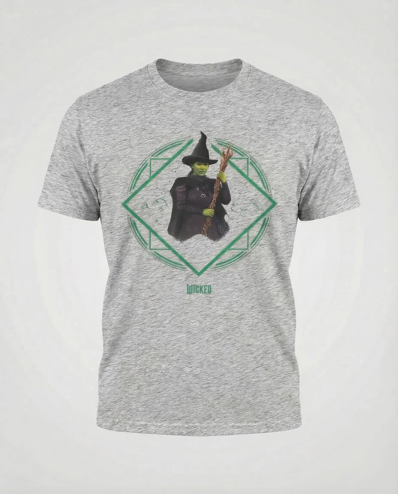 Unisex Baumwoll-T-Shirt Hexenmotiv