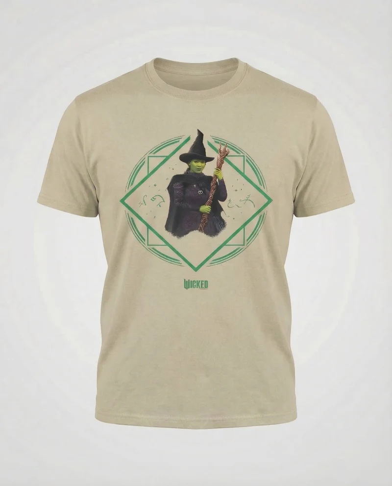 Unisex Baumwoll-T-Shirt Hexenmotiv