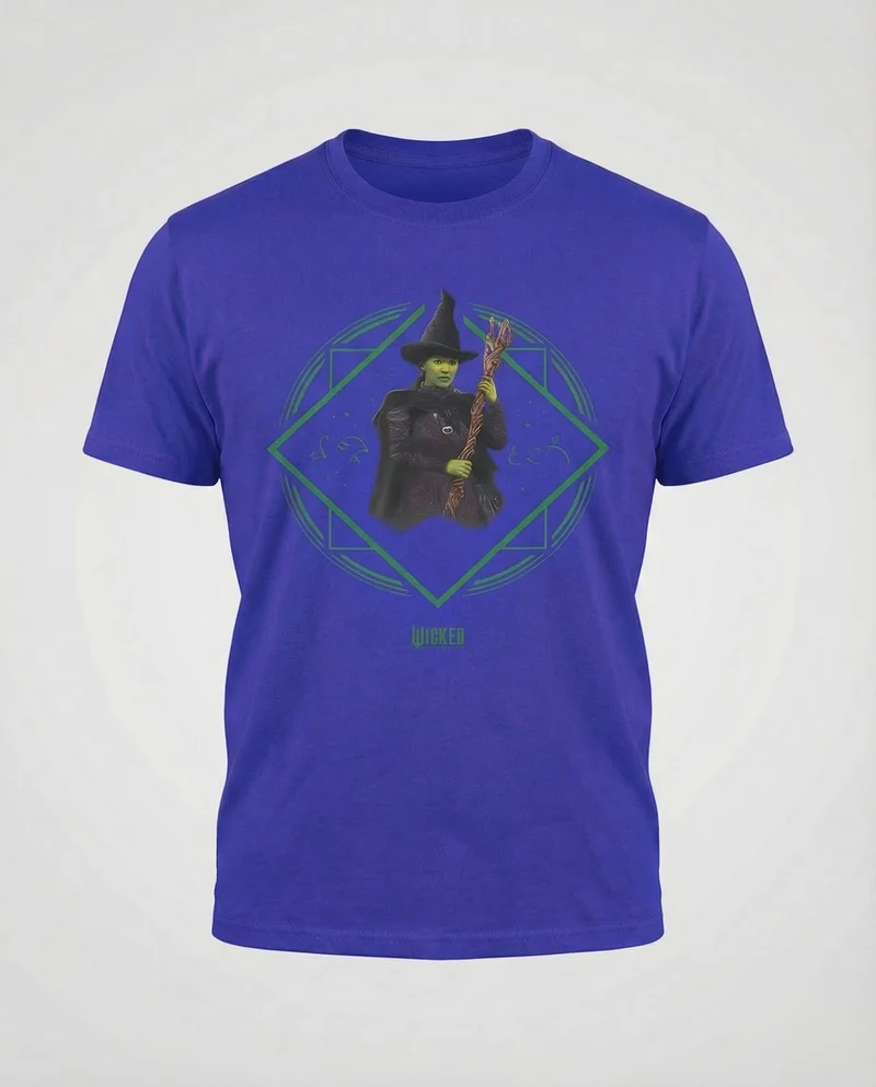 Unisex Baumwoll-T-Shirt Hexenmotiv