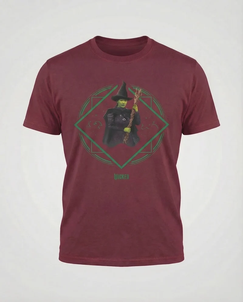 Unisex Baumwoll-T-Shirt Hexenmotiv