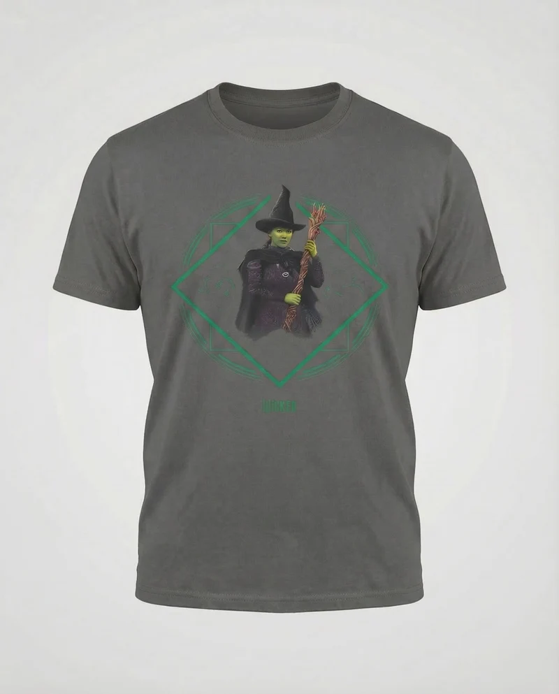 Unisex Baumwoll-T-Shirt Hexenmotiv