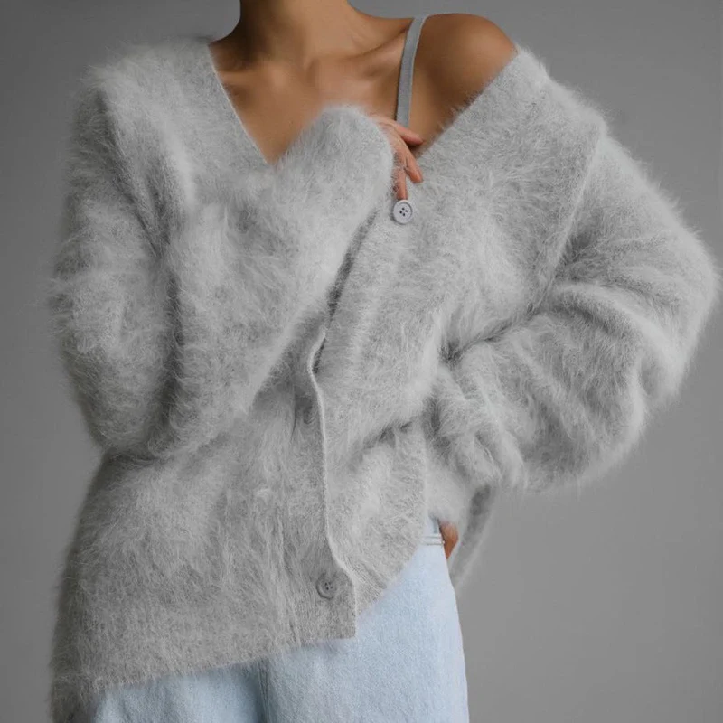 Damen kuscheliger Cardigan