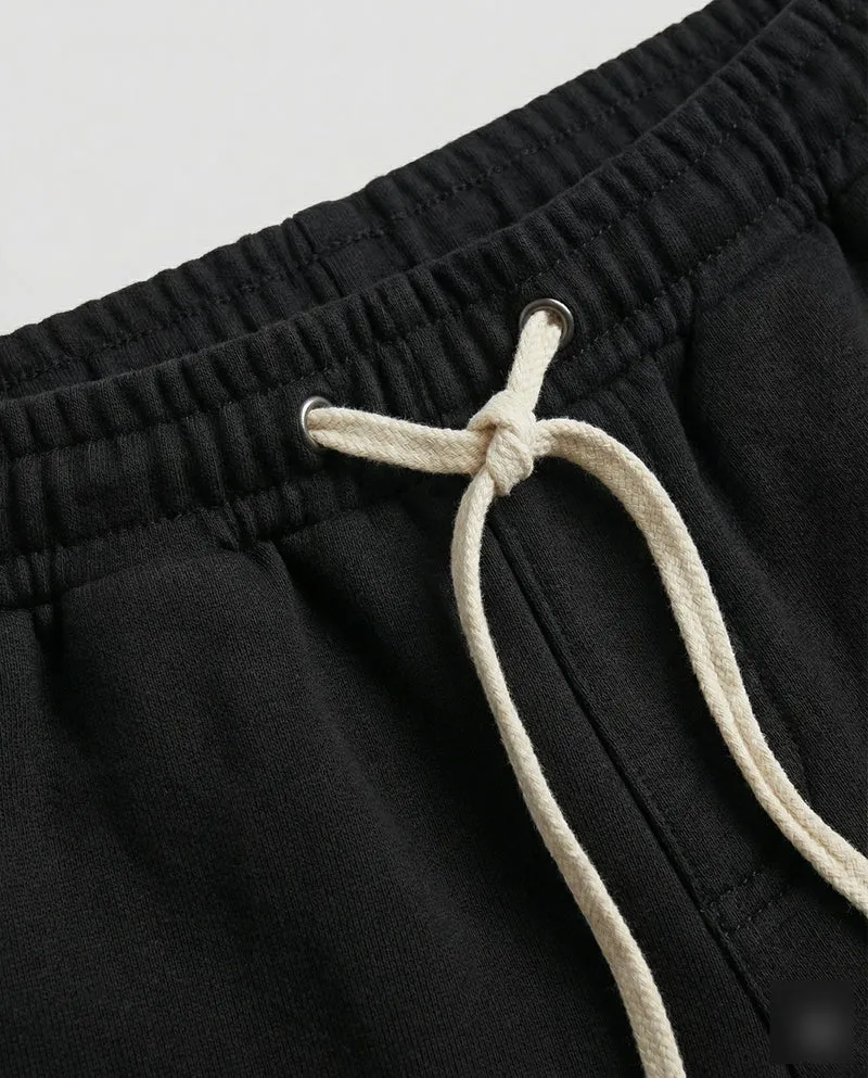 Herren nan ultrabreite Streetwear-Sweathose mit hohem Komfortbund, extra langen Kordeln und markantem Metal-Logo-Print Nord Taschen