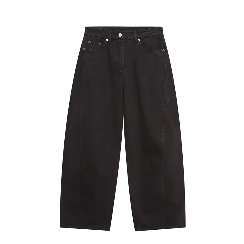 Damen weite Jeans im modernen Schnitt mit angesagten Cargo-Taschen Nord Taschen