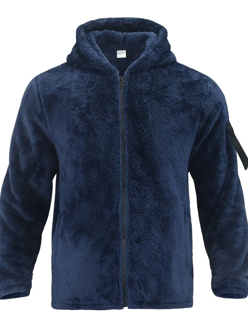 Teddyjacke mit Reißverschluss für Männer