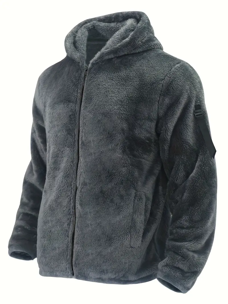 Teddyjacke mit Reißverschluss für Männer