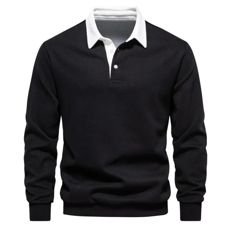 Premium Poloshirt mit langen Ärmeln