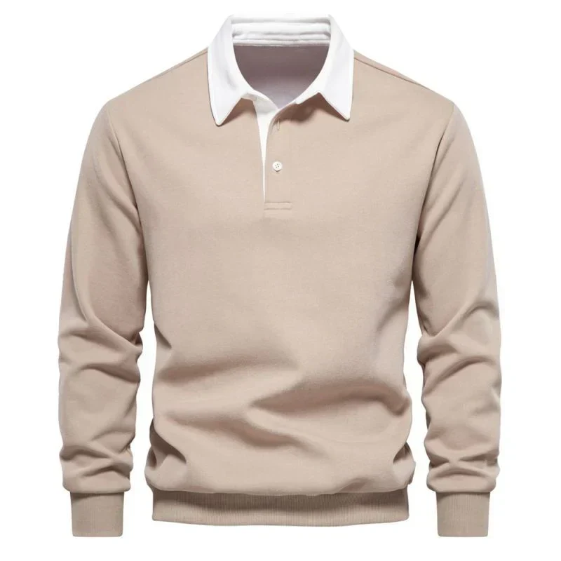 Premium Poloshirt mit langen Ärmeln