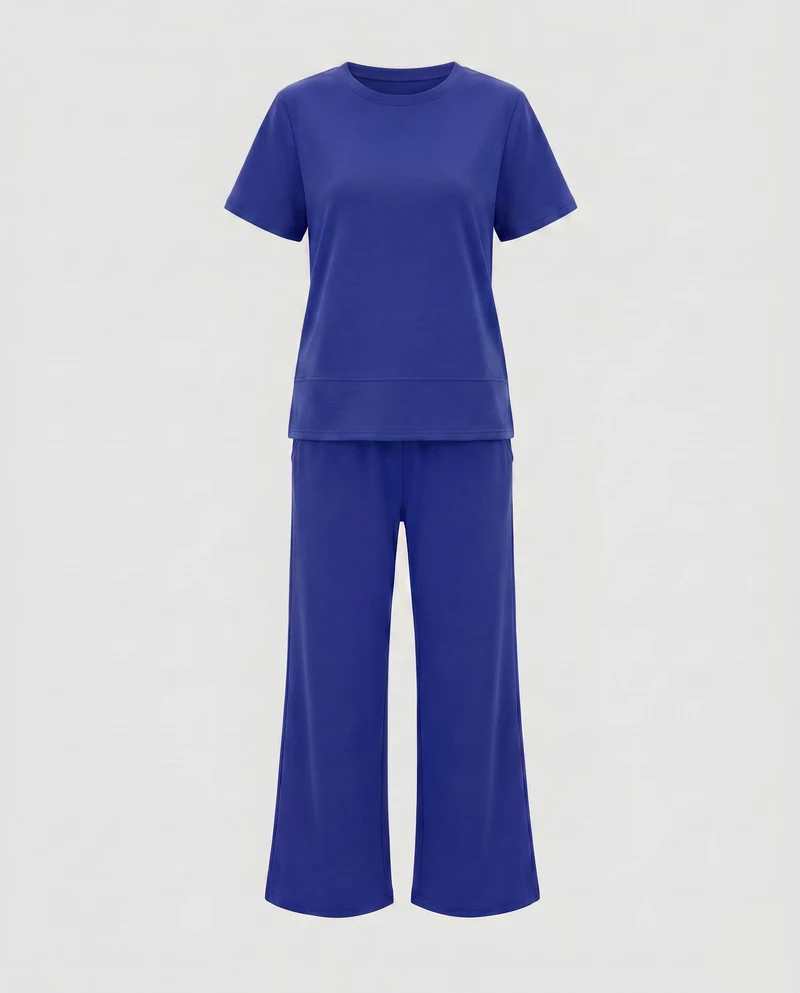 Damen Lounge-Hose und Oberteil Set Nord Taschen
