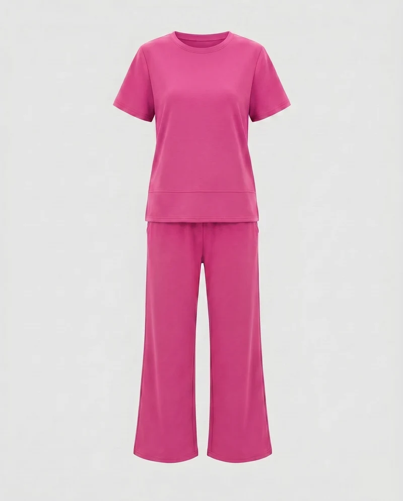 Damen Lounge-Hose und Oberteil Set Nord Taschen