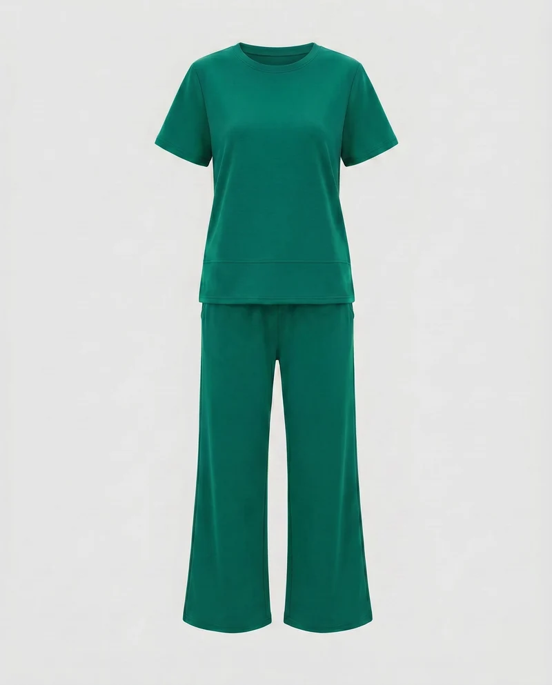 Damen Lounge-Hose und Oberteil Set Nord Taschen