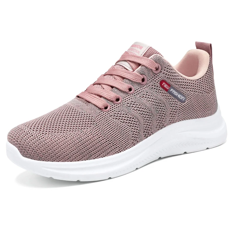 Damen Atmungsaktive und bequeme Sneaker mit elastischem Strickdesign Nord Taschen