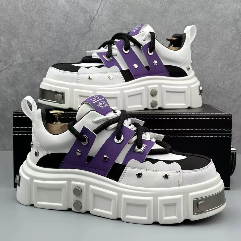 Damen Chunky Sneakers mit auffälligem Design und strapazierfähigem Obermaterial