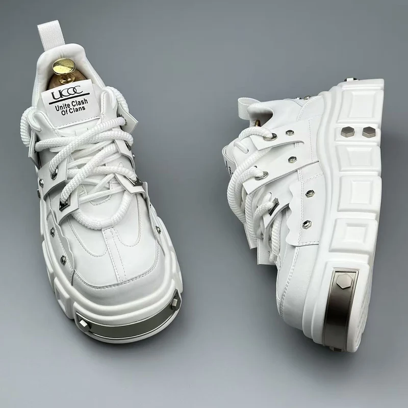 Damen Chunky Sneakers mit auffälligem Design und strapazierfähigem Obermaterial