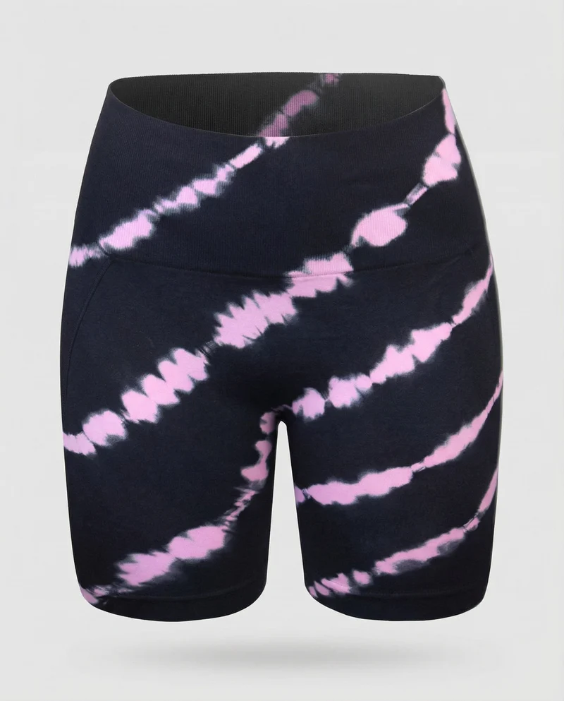 Damen taillenformende Radler-Leggings aus Jersey