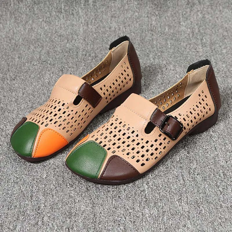 Luftige Damensandalen mit Schnalle – Zoë