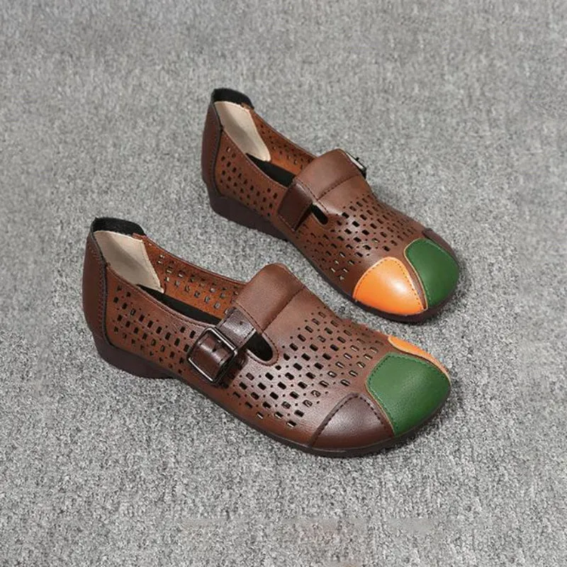 Luftige Damensandalen mit Schnalle – Zoë