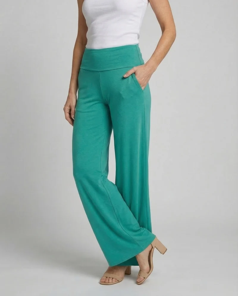 Damen Palazzo Hose Jersey