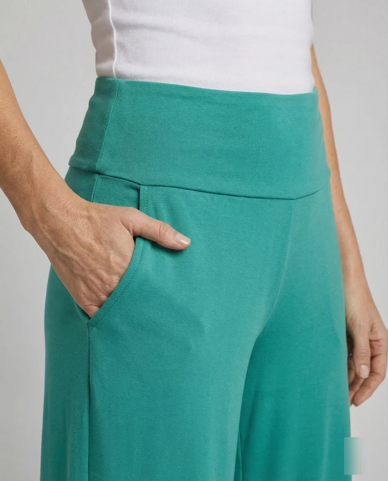 Damen Palazzo Hose Jersey