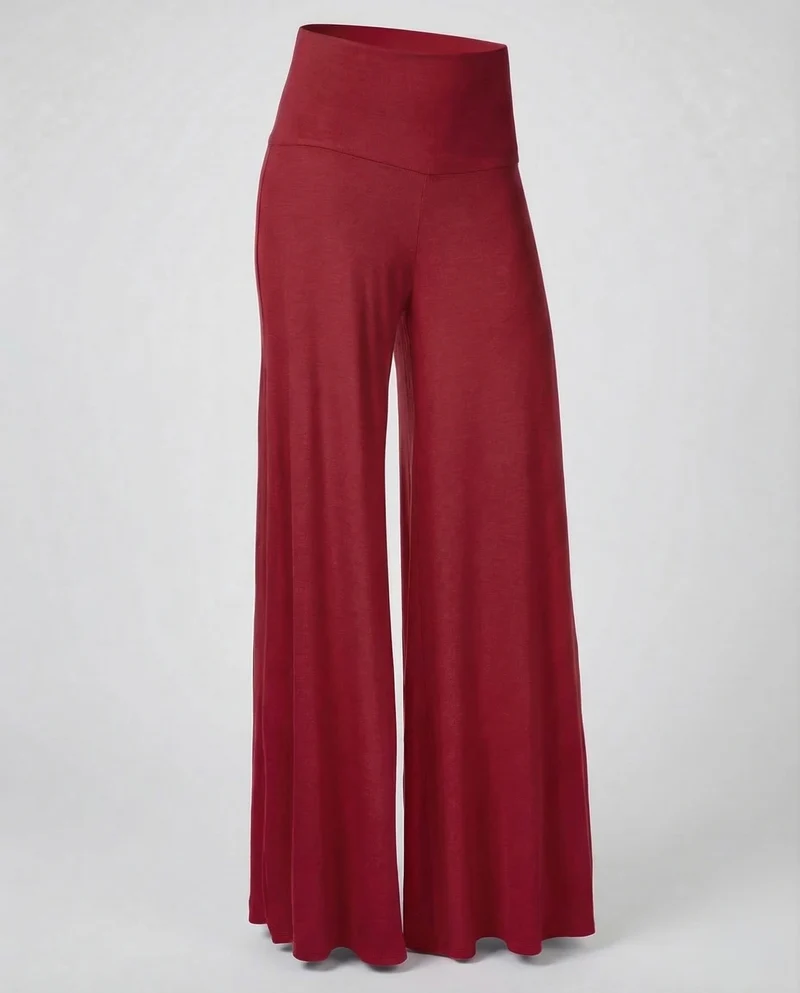 Damen Palazzo Hose Jersey