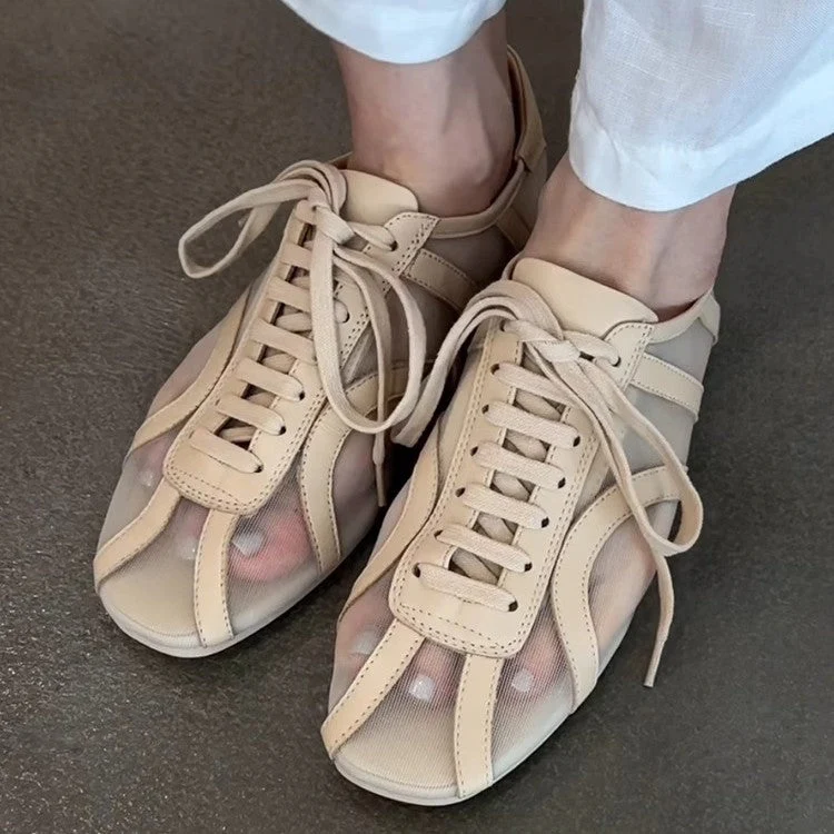 Damen modische Sneakers mit atmungsaktiver Mesh-Oberfläche und komfortabler Sohle Nord Taschen