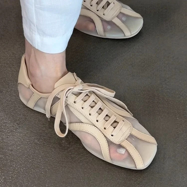 Damen modische Sneakers mit atmungsaktiver Mesh-Oberfläche und komfortabler Sohle Nord Taschen