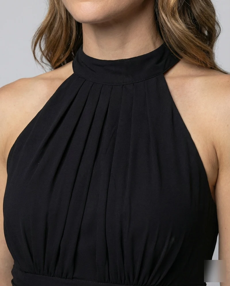 Damen elegantes Halter-Cocktailkleid