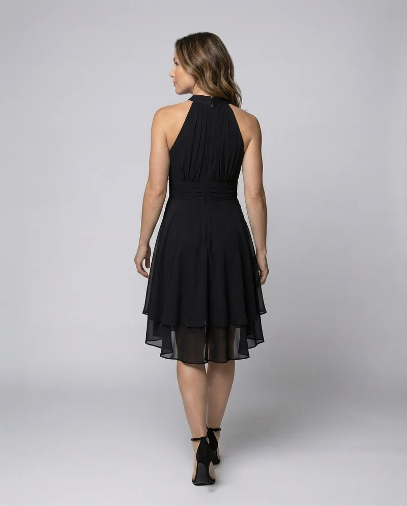 Damen elegantes Halter-Cocktailkleid