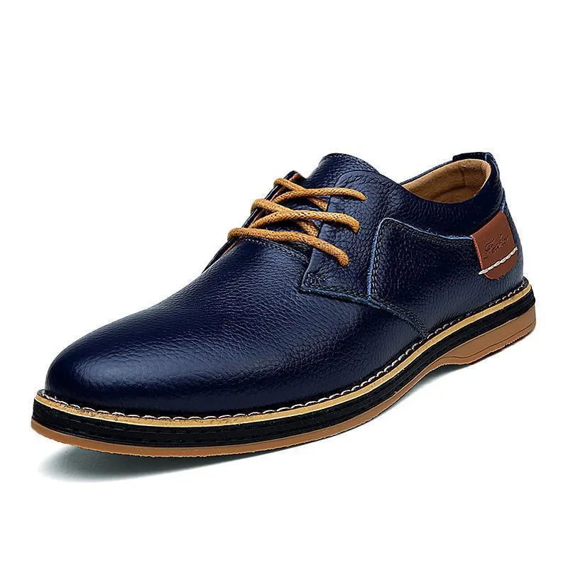 Herren Elegante und komfortable Schnürschuhe aus hochwertigem Leder
