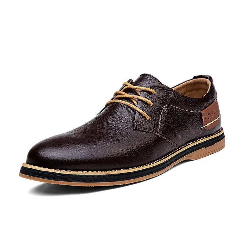 Herren Elegante und komfortable Schnürschuhe aus hochwertigem Leder