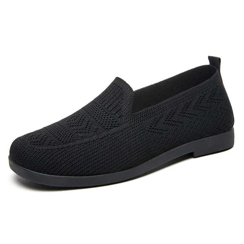 Damen Bequeme Slip-On Schuhe mit atmungsaktivem Netzwerkdesign