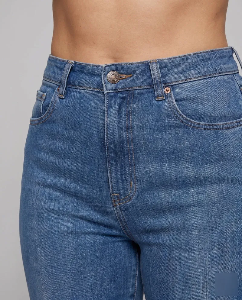 Damen Schlaghose mit hohem Bund und modischer Weite Nord Taschen