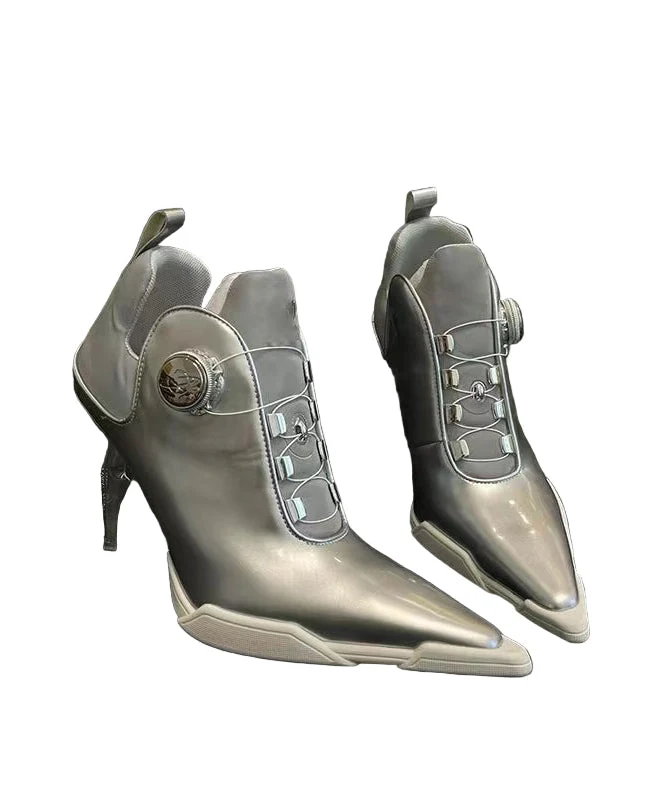 Damen High Heel Stiefel Mit Cut-Out und Spitzem Zeh Nord Taschen