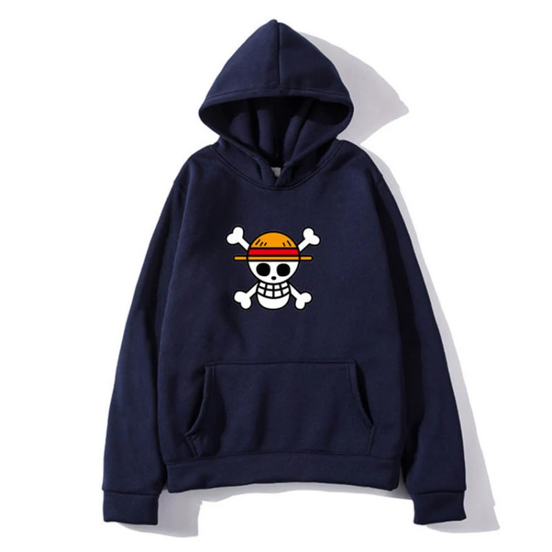 Damen Kapuzenpullover mit kreativem Piratenmotiv und bequemer Passform