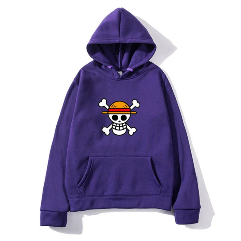 Damen Kapuzenpullover mit kreativem Piratenmotiv und bequemer Passform