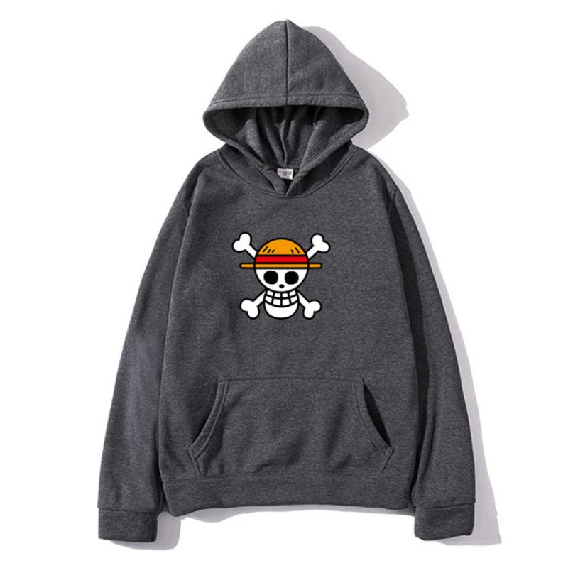 Damen Kapuzenpullover mit kreativem Piratenmotiv und bequemer Passform