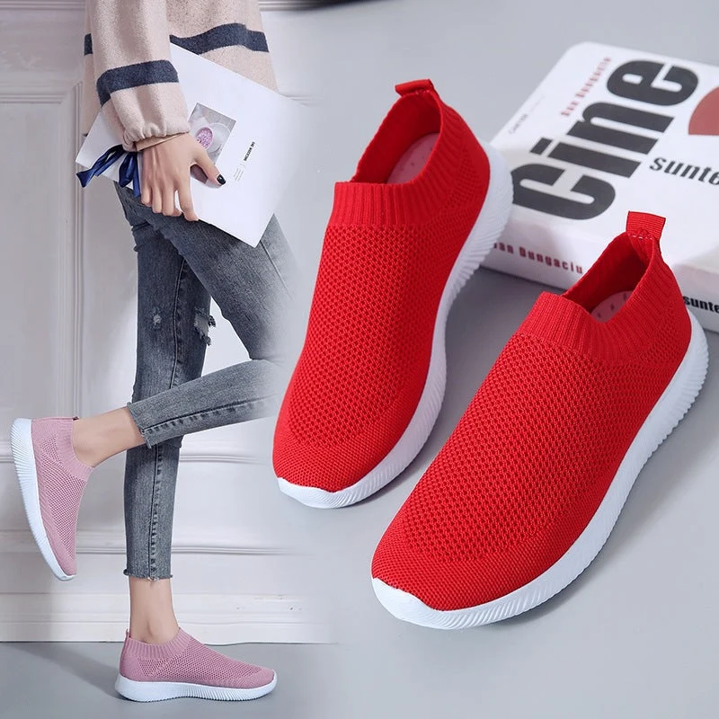 Damen Leichte und atmungsaktive Slip-On Sneakers Nord Taschen