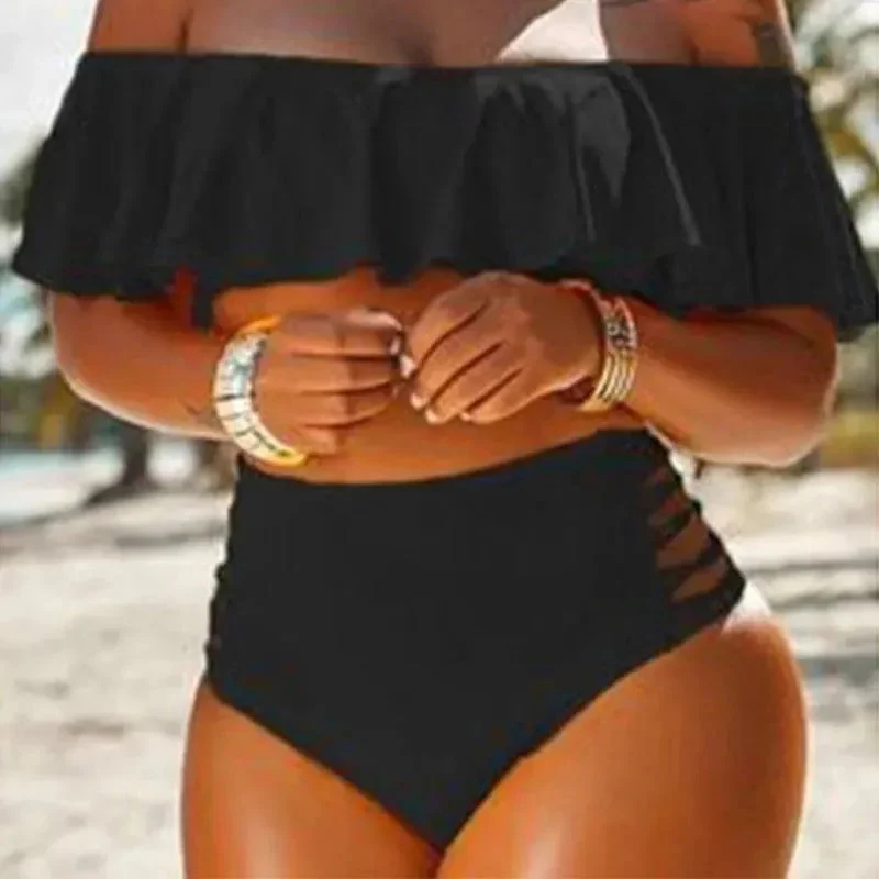 Nord Taschen | Bikini für den Strand mit hoher Taille