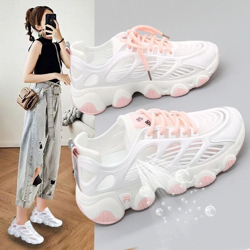Damen Sportliche Laufschuhe mit atmungsaktiver und federnder Sohle