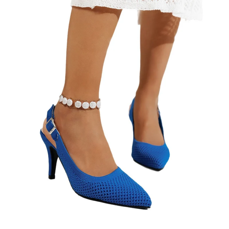 Damen Slingback-Pumps mit atmungsaktiver Netzstruktur und elegantem Absatz Nord Taschen