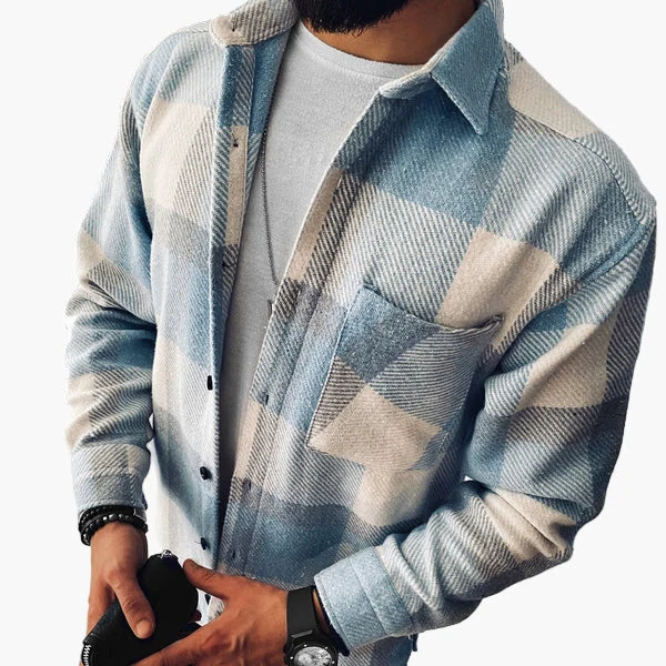 Freizeithemd Kariert Im Casual Stil - Modernes Hemdjacke für Alltag & Freizeit
