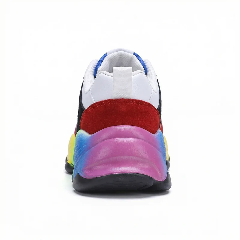 Bunte orthopädische Turnschuhe mit Stil