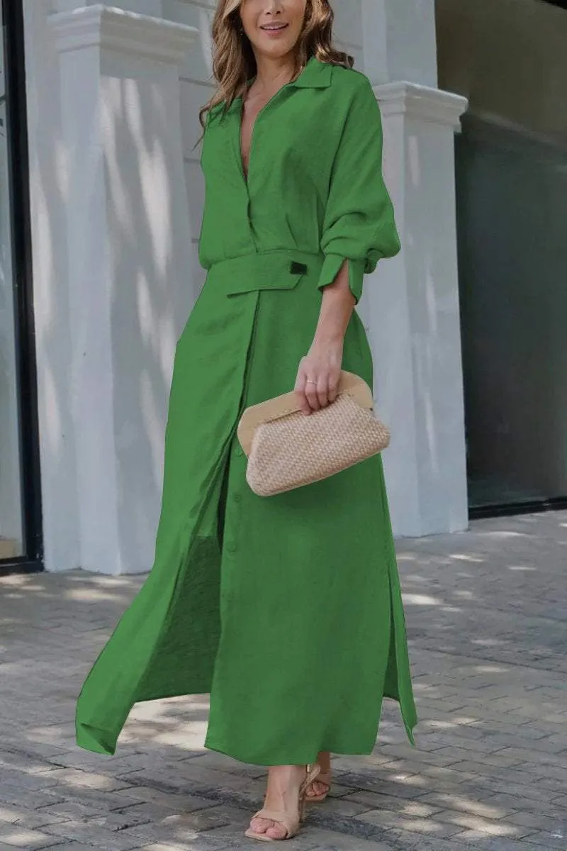 Klassisches kleid in Maxilänge