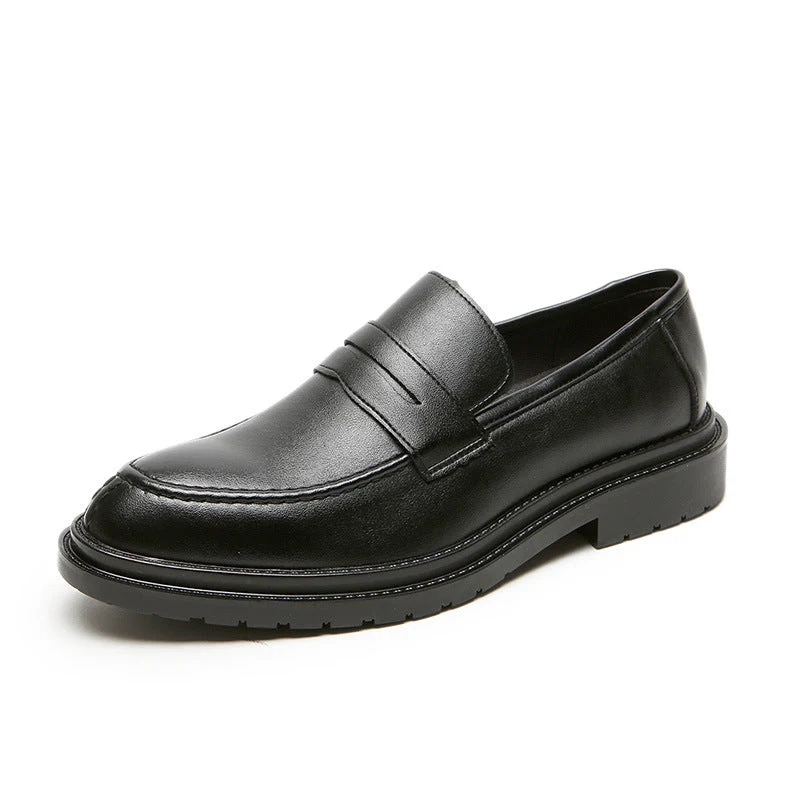 Damen Lederslipper mit rutschfester Profilsohle und eleganter Applikation