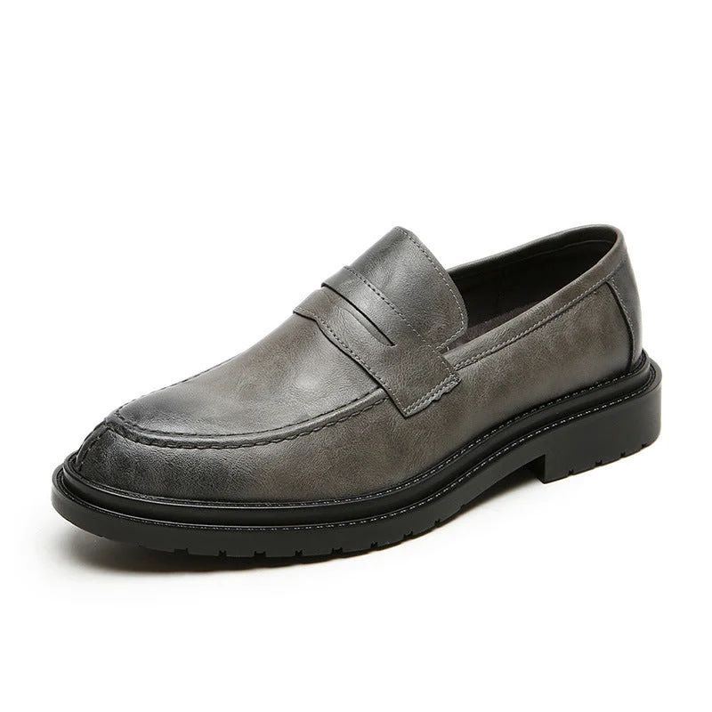 Damen Lederslipper mit rutschfester Profilsohle und eleganter Applikation